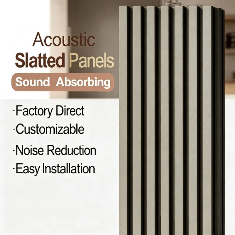 Acoustic Slatted Panels